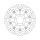 Moto-Master Halo series floating brake rotor