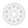 Moto-Master Halo series floating brake rotor