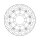 Moto-Master Halo series floating brake rotor