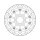 Moto-Master Halo series floating brake rotor