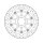 Moto-Master Halo series floating brake rotor