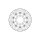 Moto-Master Halo series floating brake rotor