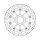 Moto-Master Halo series floating brake rotor