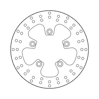 Moto-Master Halo series brake rotor