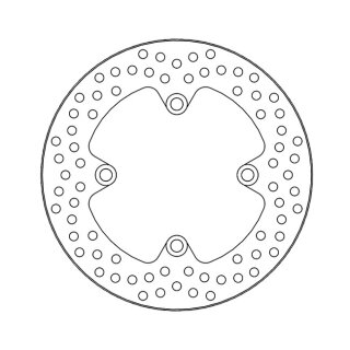 Moto-Master Halo series brake rotor