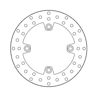 Moto-Master Halo series brake rotor