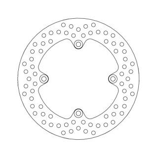 Moto-Master Halo series brake rotor