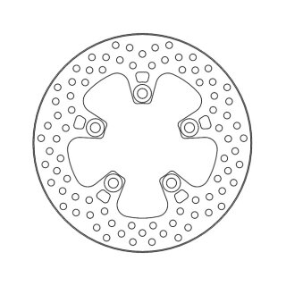 Moto-Master Halo series brake rotor