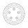 Moto-Master Halo series brake rotor