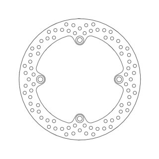 Moto-Master Halo series brake rotor
