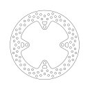 Moto-Master Halo series brake rotor