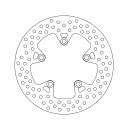 Moto-Master Halo series brake rotor