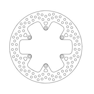 Moto-Master Halo series brake rotor
