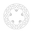 Moto-Master Halo series brake rotor
