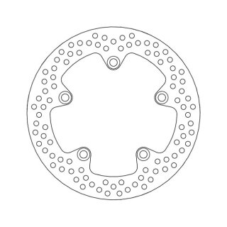 Moto-Master Halo series brake rotor