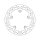 Moto-Master Halo series brake rotor