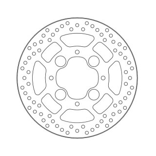 Moto-Master Halo series brake rotor