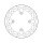 Moto-Master Halo series brake rotor