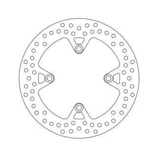 Moto-Master Halo series brake rotor