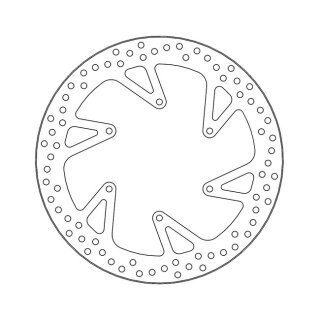 Moto-Master Halo series brake rotor