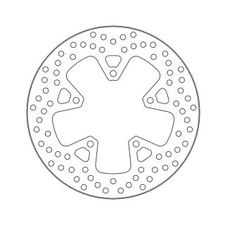 Moto-Master Halo series brake rotor