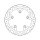 Moto-Master Halo series brake rotor