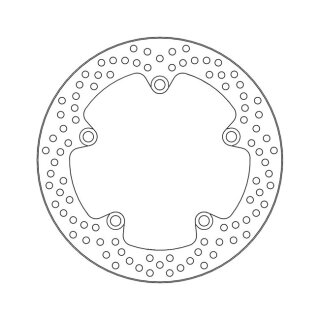 Moto-Master Halo series brake rotor