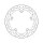 Moto-Master Halo series brake rotor