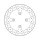 Moto-Master Halo series brake rotor