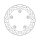 Moto-Master Halo series brake rotor