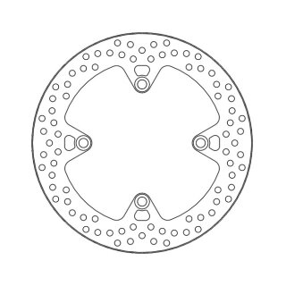 Moto-Master Halo series brake rotor