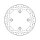 Moto-Master Halo series brake rotor