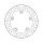 Moto-Master Halo series brake rotor