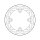 Moto-Master Halo series brake rotor