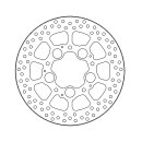 Moto-Master Halo series brake rotor