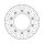 Moto-Master Halo series floating brake rotor