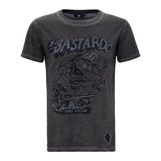 King Kerosin El Bastardo T-shirt steel grey