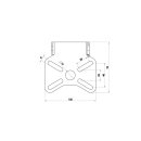 Zieger, under fender license plate bracket kit. Pro8