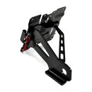 Seitlicher Kennzeichenhalter schwarz für Harley Softail 08-17