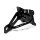 Seitlicher Kennzeichenhalter schwarz für Harley Softail 08-17