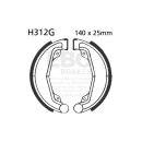 EBC grooved brake shoes