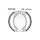 EBC grooved brake shoes