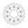 Moto-Master Flame series floating brake rotor