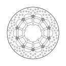 Moto-Master Halo series floating brake rotor