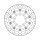 Moto-Master Halo series floating brake rotor