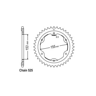 JT rear sprocket 893.38