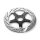 K-Tech drilled brake rotor stainless steel 11,5â€