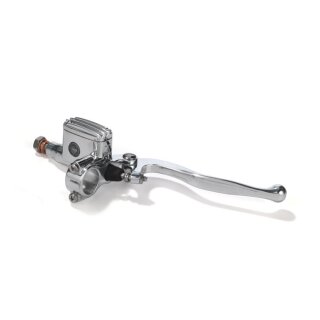 Kustom Tech Classic brake handlebar master cylinder polished Alu 12mm TGA appr.