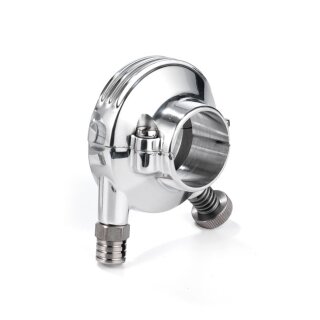 K-Tech 1â€ Deluxe throttle housing. Polished aluminum