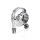 K-Tech 1â€ Deluxe throttle housing. Polished aluminum